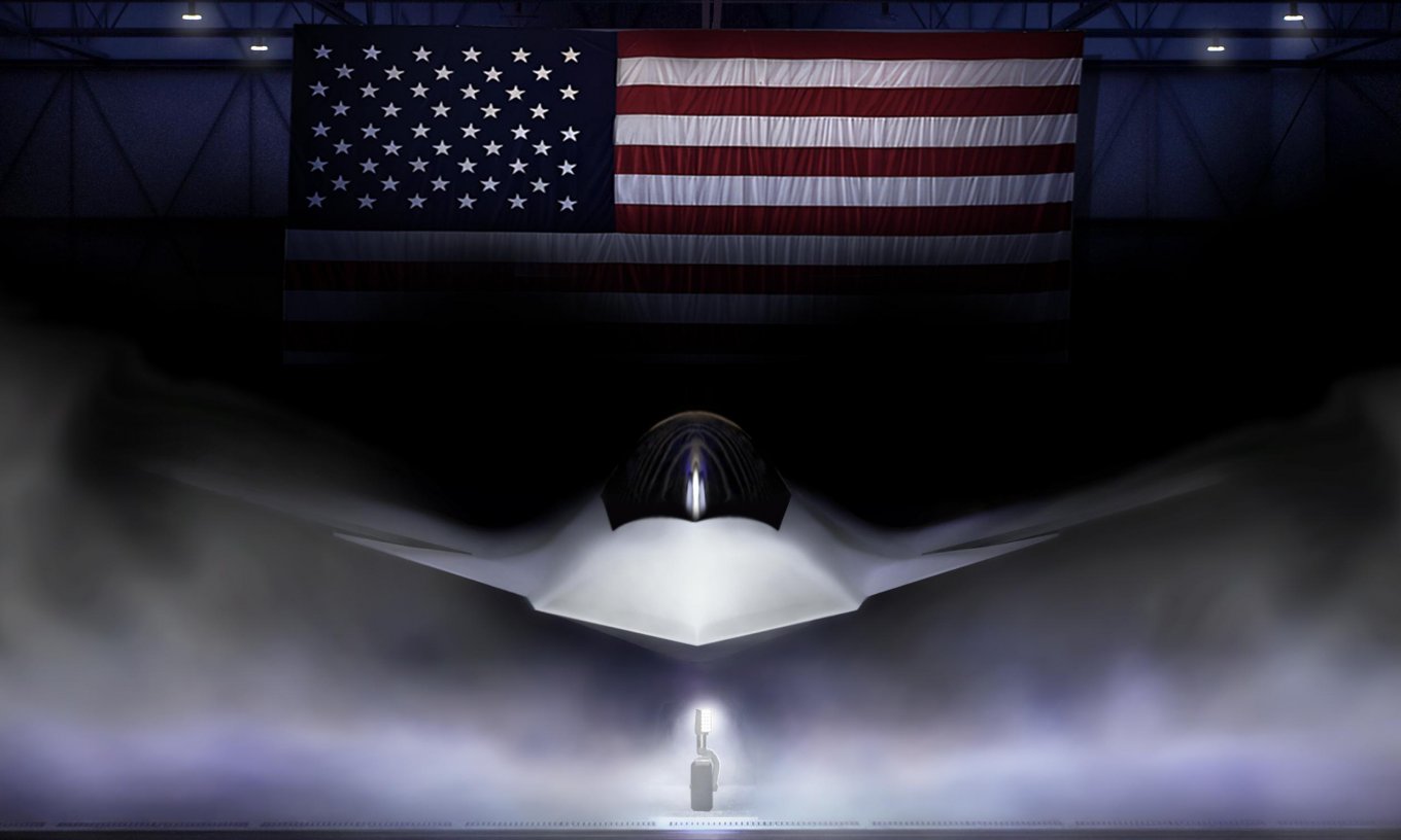 Official F-47 concept rendering / Defense Express / Lockheed Martin Announced 5+ Generation Fighter Development Based on F-35, Promised to Deliver a