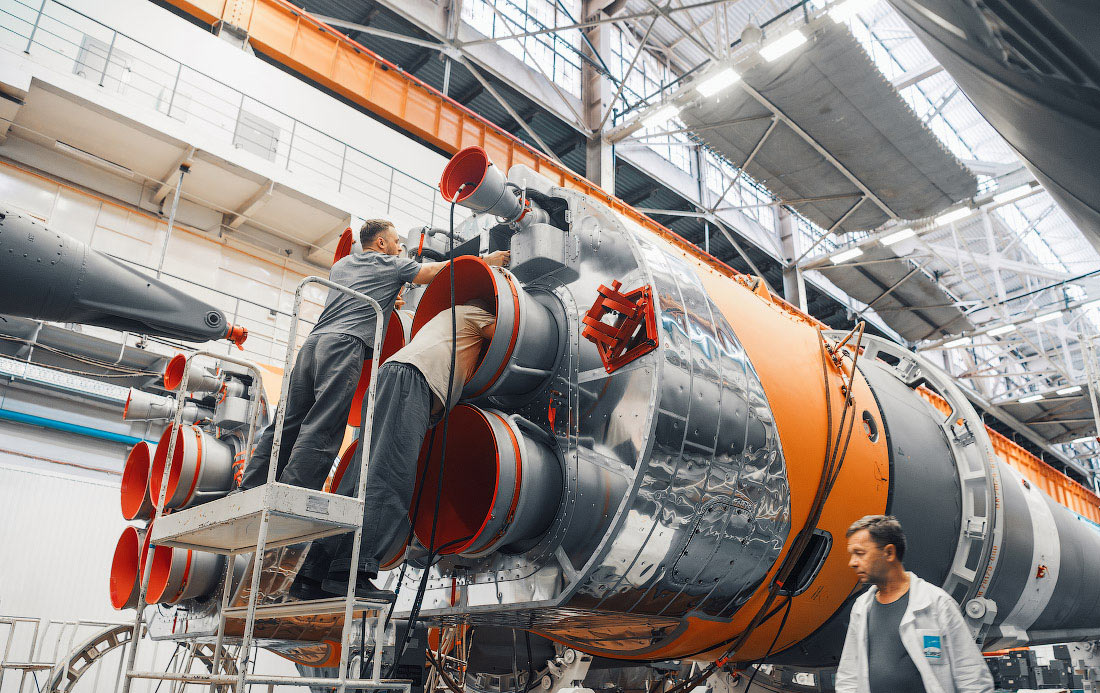 Ukraine’s Defense Forces Put an End to All russian Space Military Programs by Striking Progress Plant in Samara with FP-5 Flamingo Missiles, The production process of russian launch vehicles