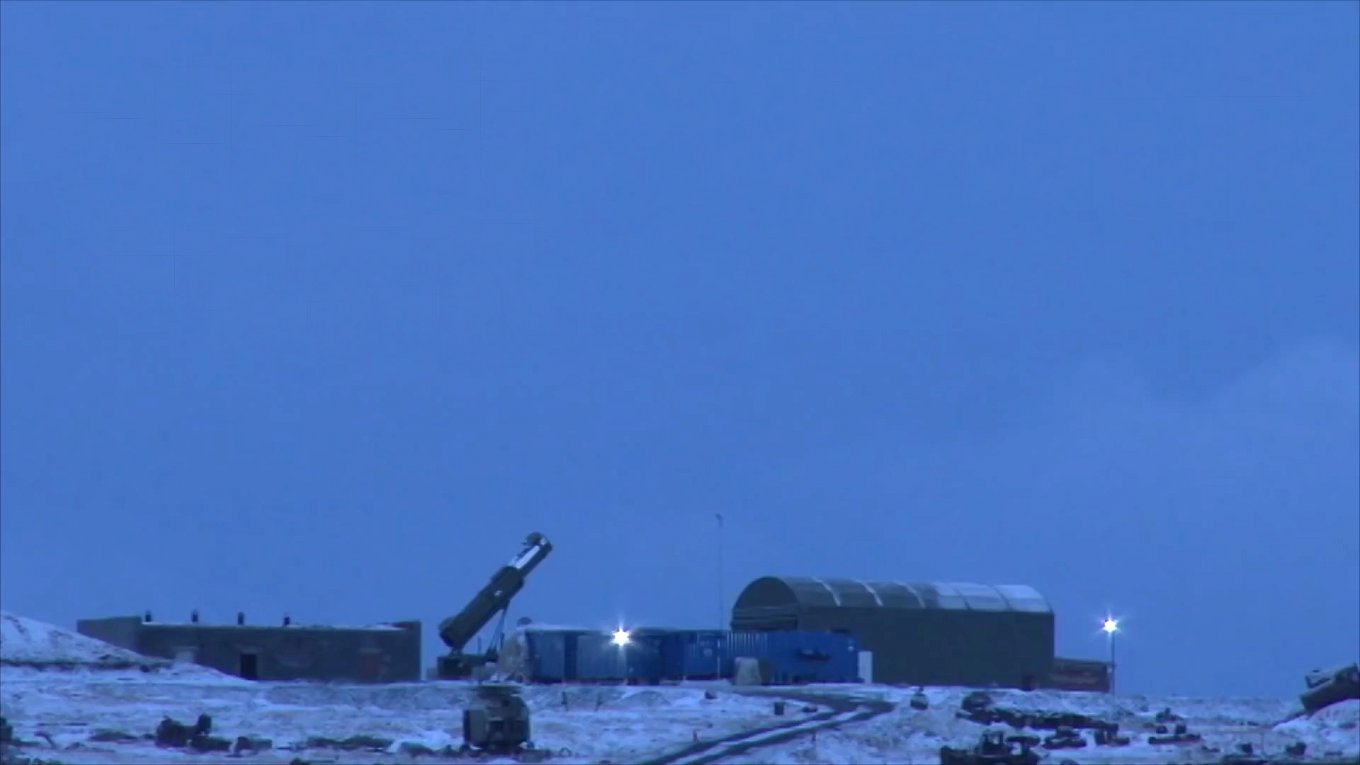 Likely appearance of the test launch platform for the 9M730 Burevestnik cruise missile