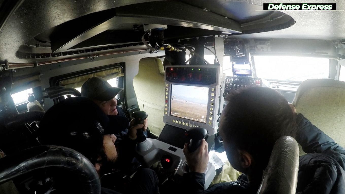 SARP Dual RWS operator workstation in the Kozak-2 APC vehicle, Defense Express