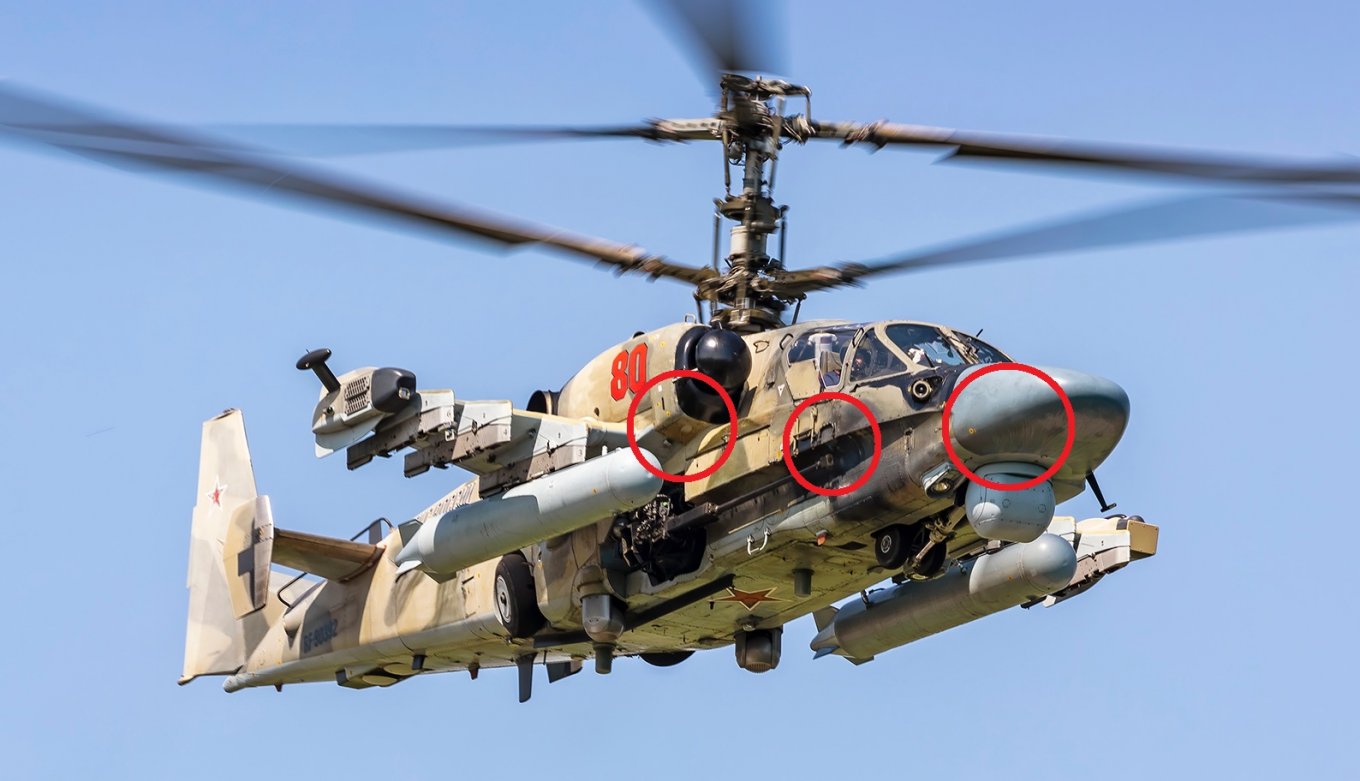 Russia’s Ka-52 ‘Alligator’ attack helicopter and locations on its corps could be pierced with the caliber of 7.62 mm, Defense Express