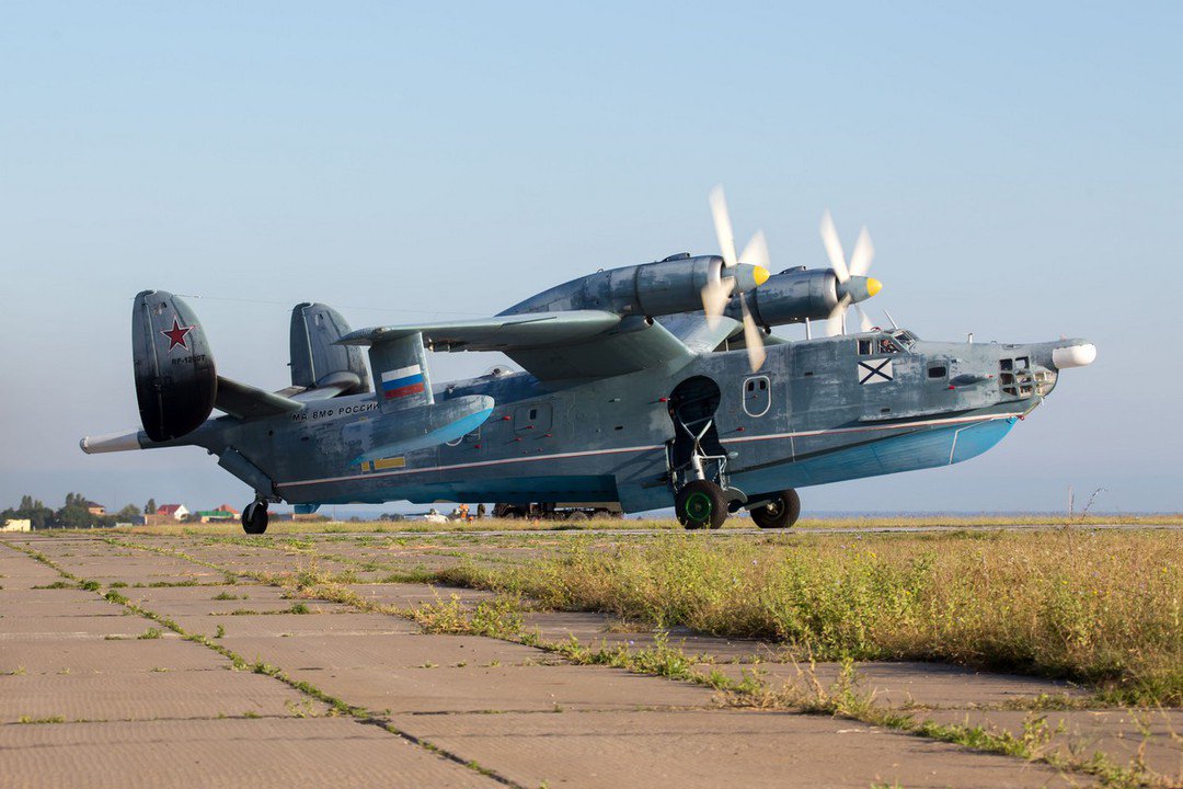 Be-12 maritime patrol aircraft of the Black Sea Fleet of the russian navy