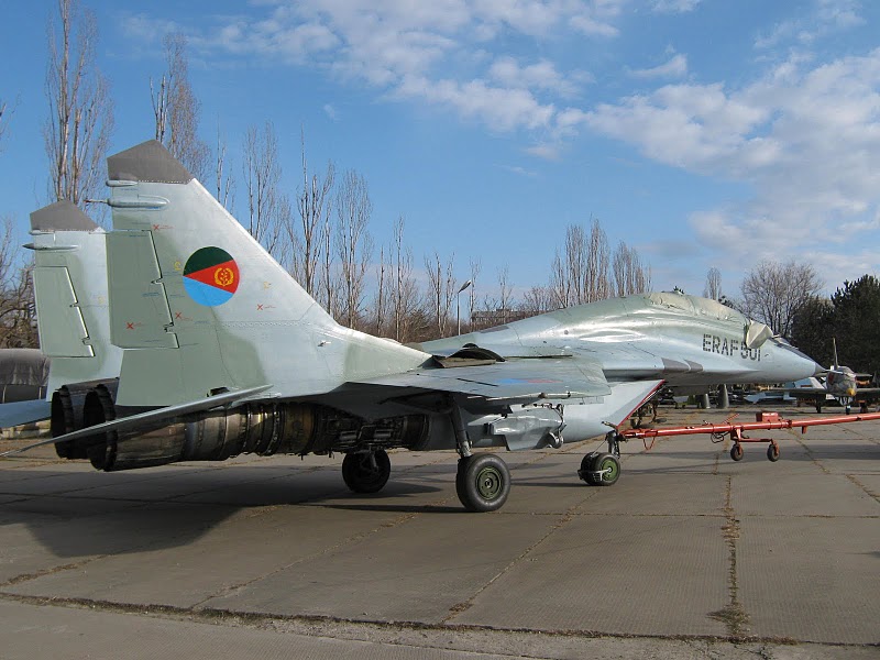 MiG-29UB of the Eritrean air force