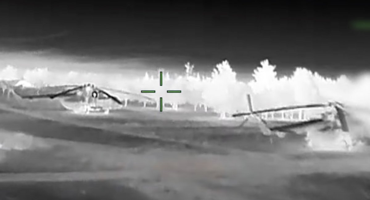 russian Mi-8 multipurpose helicopters Defense Express Ukrainian Drones Destroy Rare russian IMR-3M Vehicle in Combat (Video)