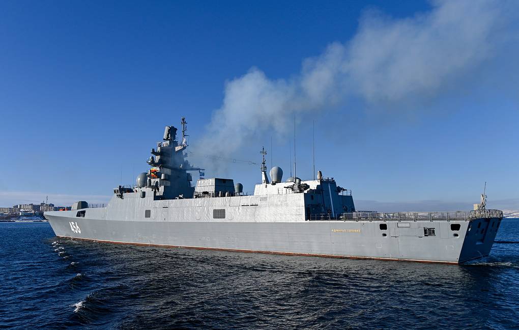 The Admiral Golovko frigate Defense Express UK Defense Intelligence: Vladimir Putin Inflates Numbers in the Zapad-2025 Military Drills