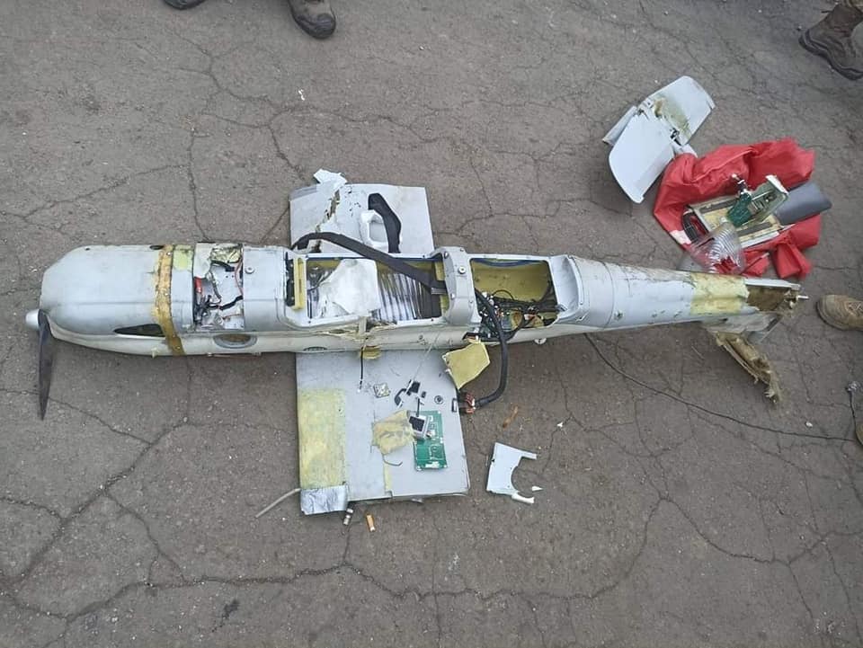 Russian dron Orlan-10, that was shoot down by Ukrainian troops