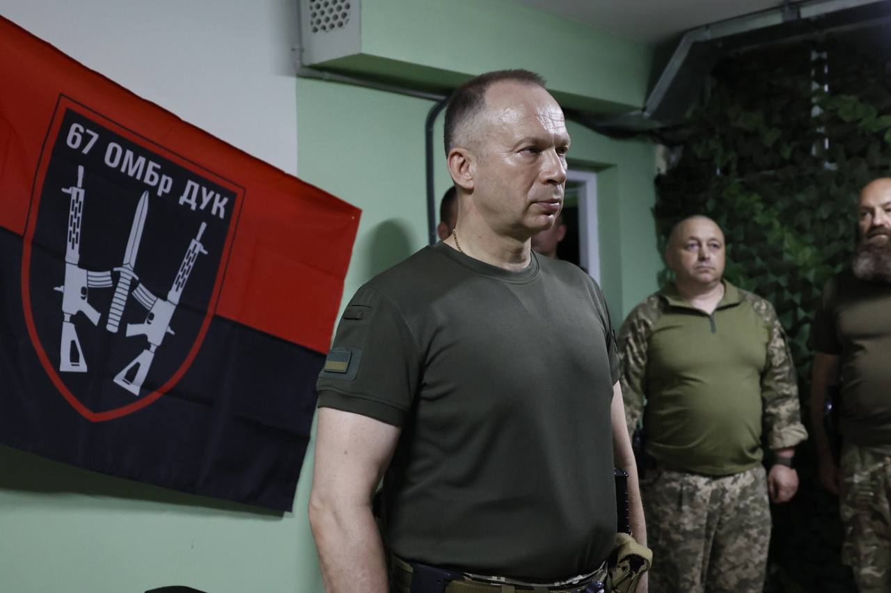Oleksandr Syrskyi, the Commander of the Land Forces of the Armed Forces of Ukraine