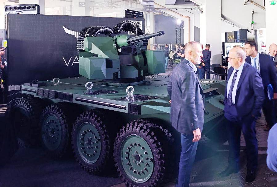 VATAG AI-Controlled Multifunctional Heavy Ground Robotic Platform Introduced in Ukraine, The VATAG multifunctional heavy ground robotic platform was demonstrated During Brave1 Defense Tech Valley 2025