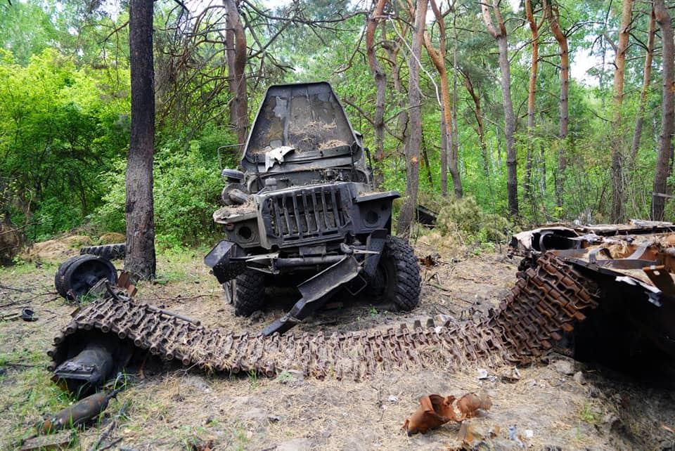 Russian vehicle that was destroyed in Ukraine / photo - General Staff of Ukraine