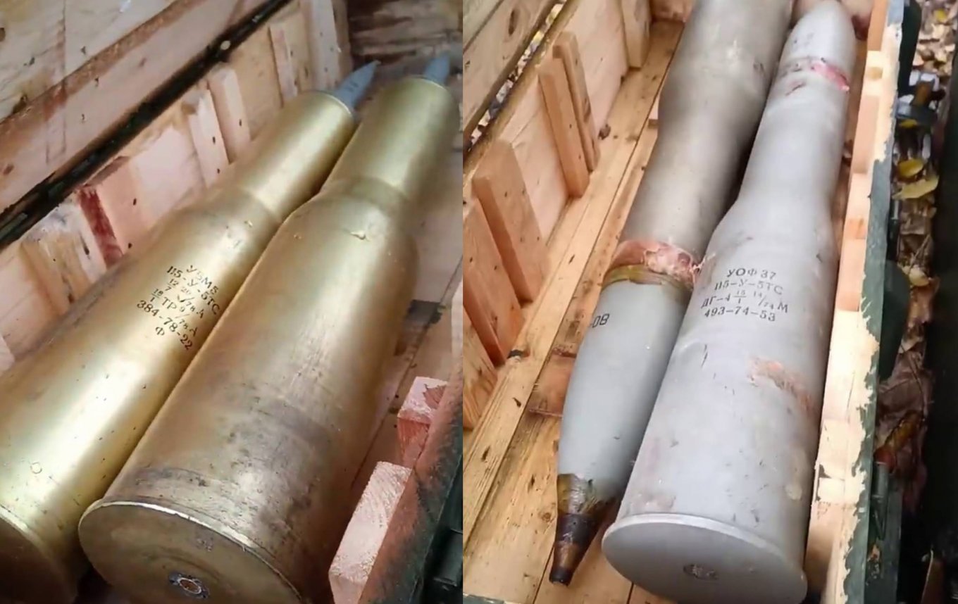 Ammunition for T-62, awarded by the Armed Forces of Ukraine, Ukrainian Military Captured Not Only a Large Number of Rare russian T-62 tanks, But Also Large Amount of Rounds For Them, Defense Express