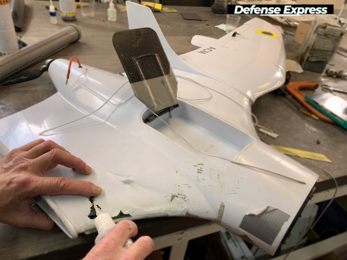 Athlon Avia Furia drone in repairs