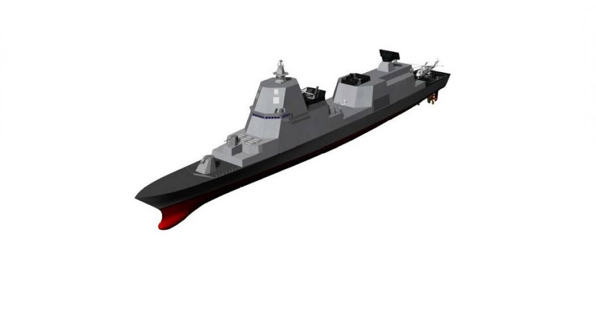 DDX destroyer render / Photo credit: Italian Navy