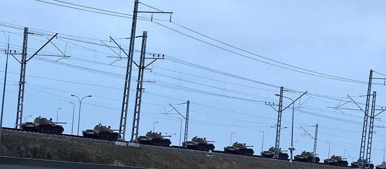 T-54/T-55 tanks taken from storage