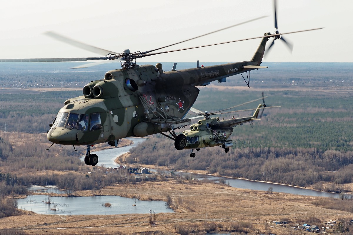 russian Mi-8 helicopter