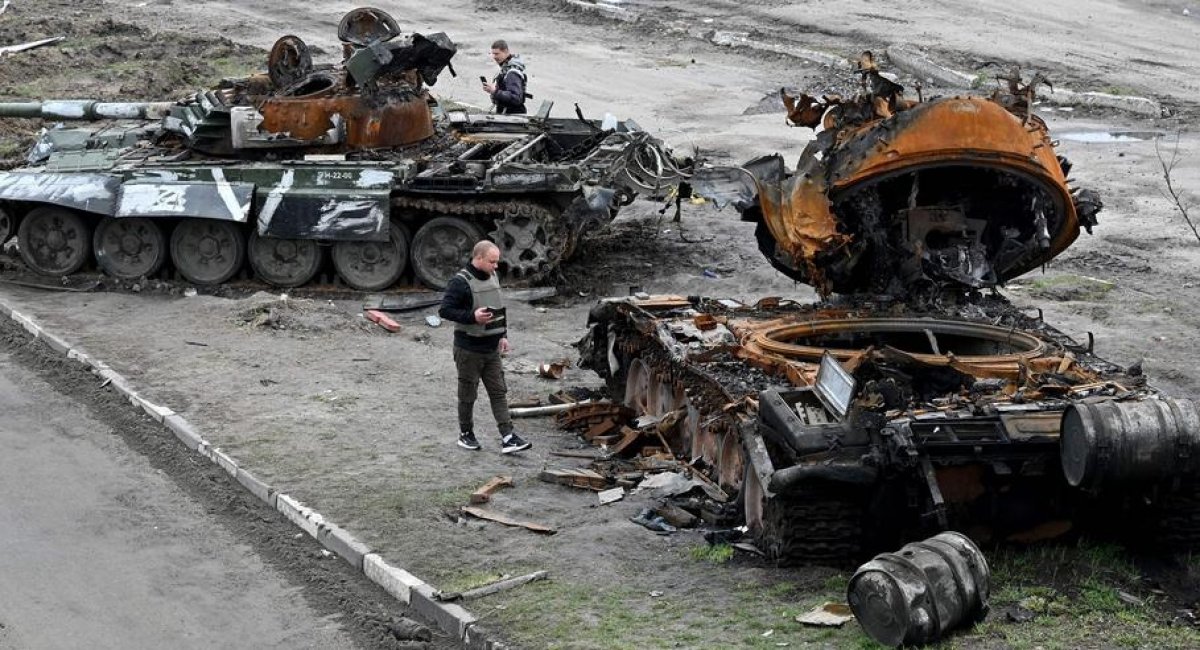 Russian tanks T-72, The 78th Day of the War: Russian Casualties in Ukraine that were destroyed by Ukrainian troops, Defense Express