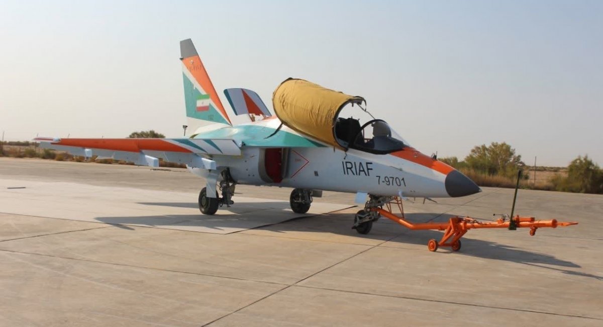 One of the Yak-130 trainer-combat aircraft received from russia, September 2, 2023