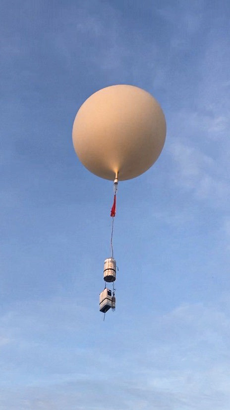 A high-altitude balloon Defense Express