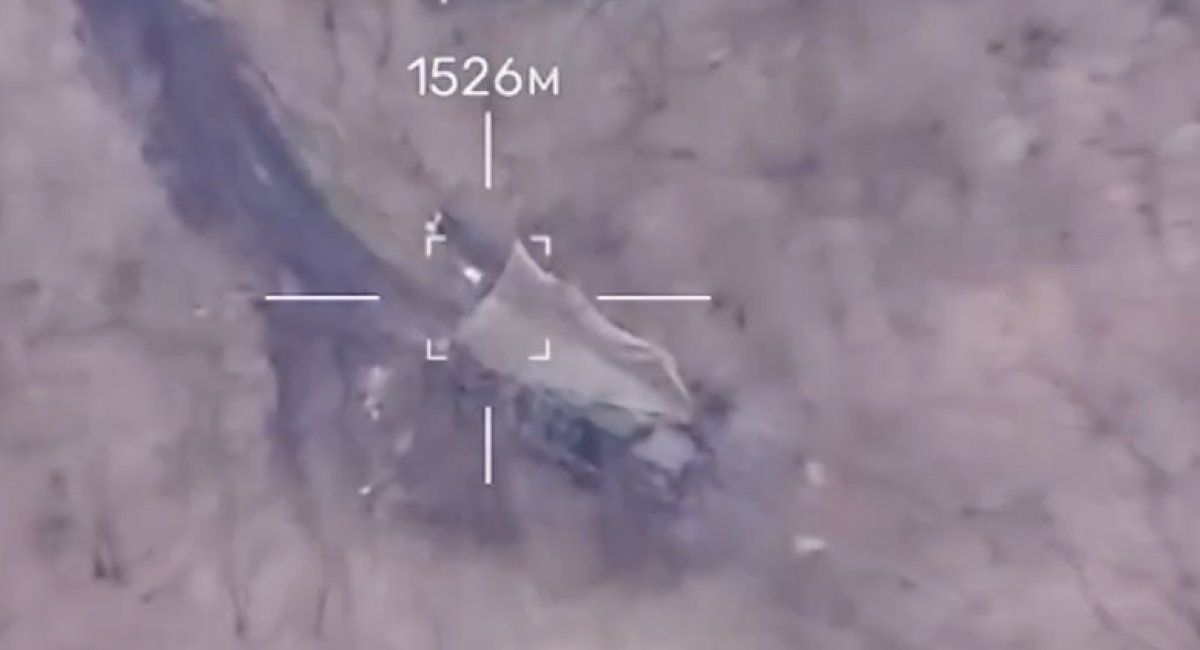 The 412th Brigade carried out a coordinated operation to destroy transport and support vehicles in the Zaporizhzhia sector / screenshot from video