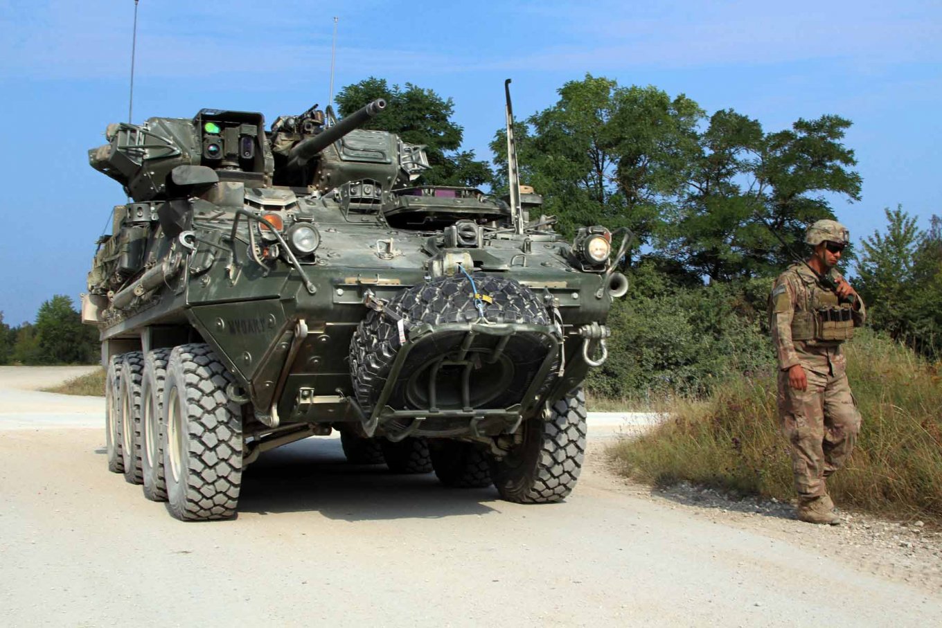 Stryker armored combat vehicle