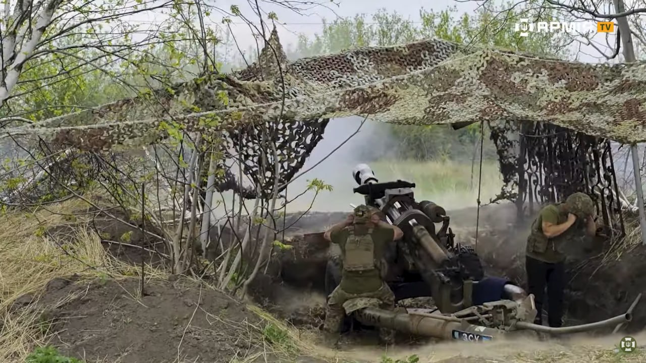 105 mm L119 howitzer in service with the 79th Air Assault Brigade, 2024