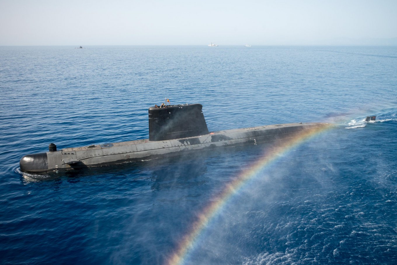 The S-74 Tramontana submarine Defense Express The S-71 Galerna or S-74 Tramontana Submarine Tracks the Juan Carlos I Light Aircraft Carrier (Video)