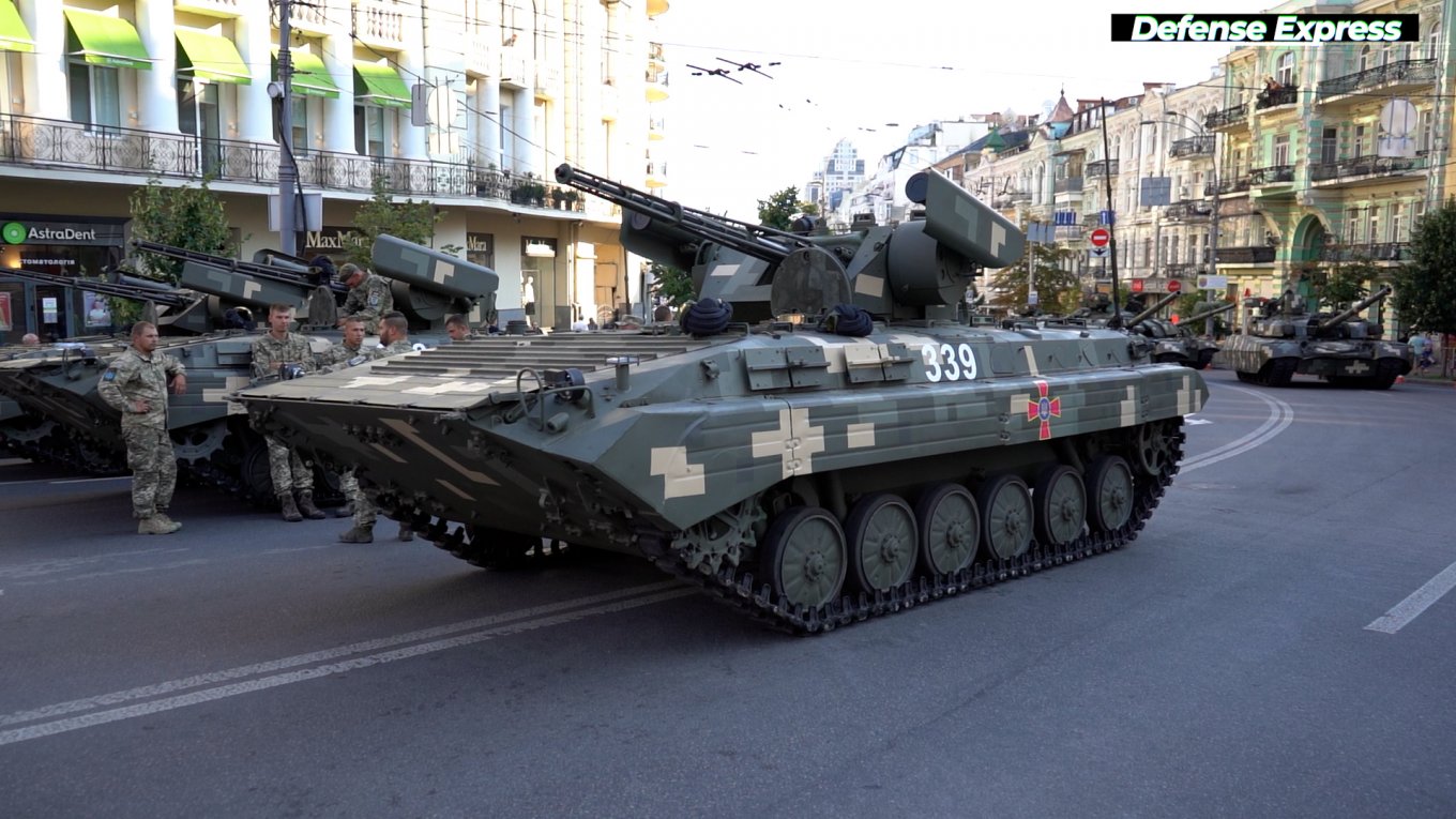 BMP-1TS during the 30th Independence Day anniversary in Ukraine in 2021