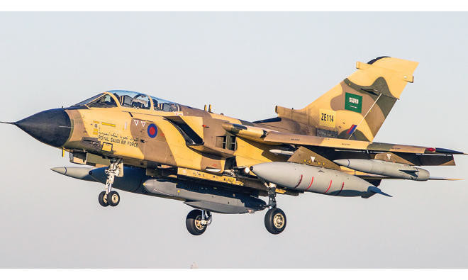 Tornado strike aircraft of the Saudi Arabian Air Force with a Storm Shadow missile, Can the Su-24M Jet Really be Ukrainian Storm Shadow’s Carrier, and Have the British Previously Given Such Missiles to Someone Else,  Defense Express