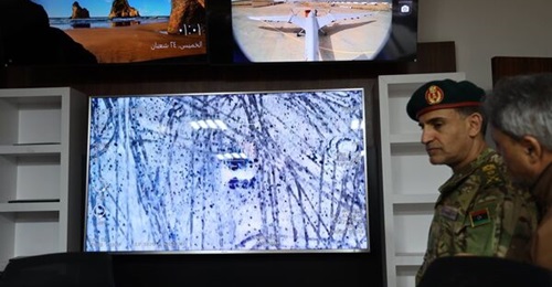 Akinci control process by Government of National Accord Libya forces from underground command post, February 2026 / Photo credit Janes