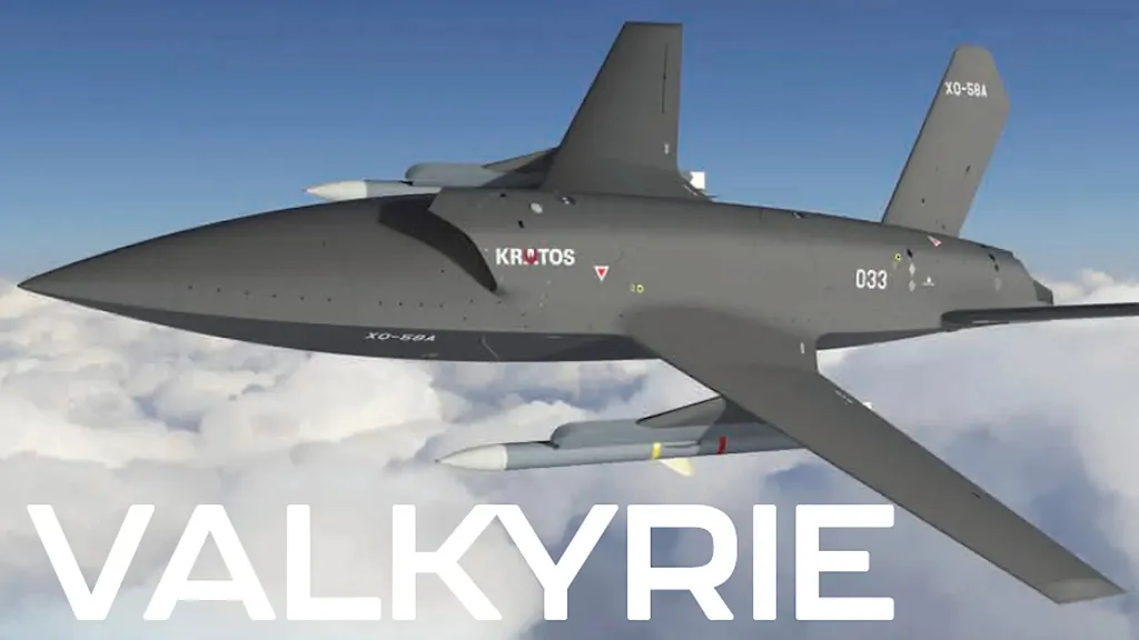 Artist’s rendering with two air-to-air missiles