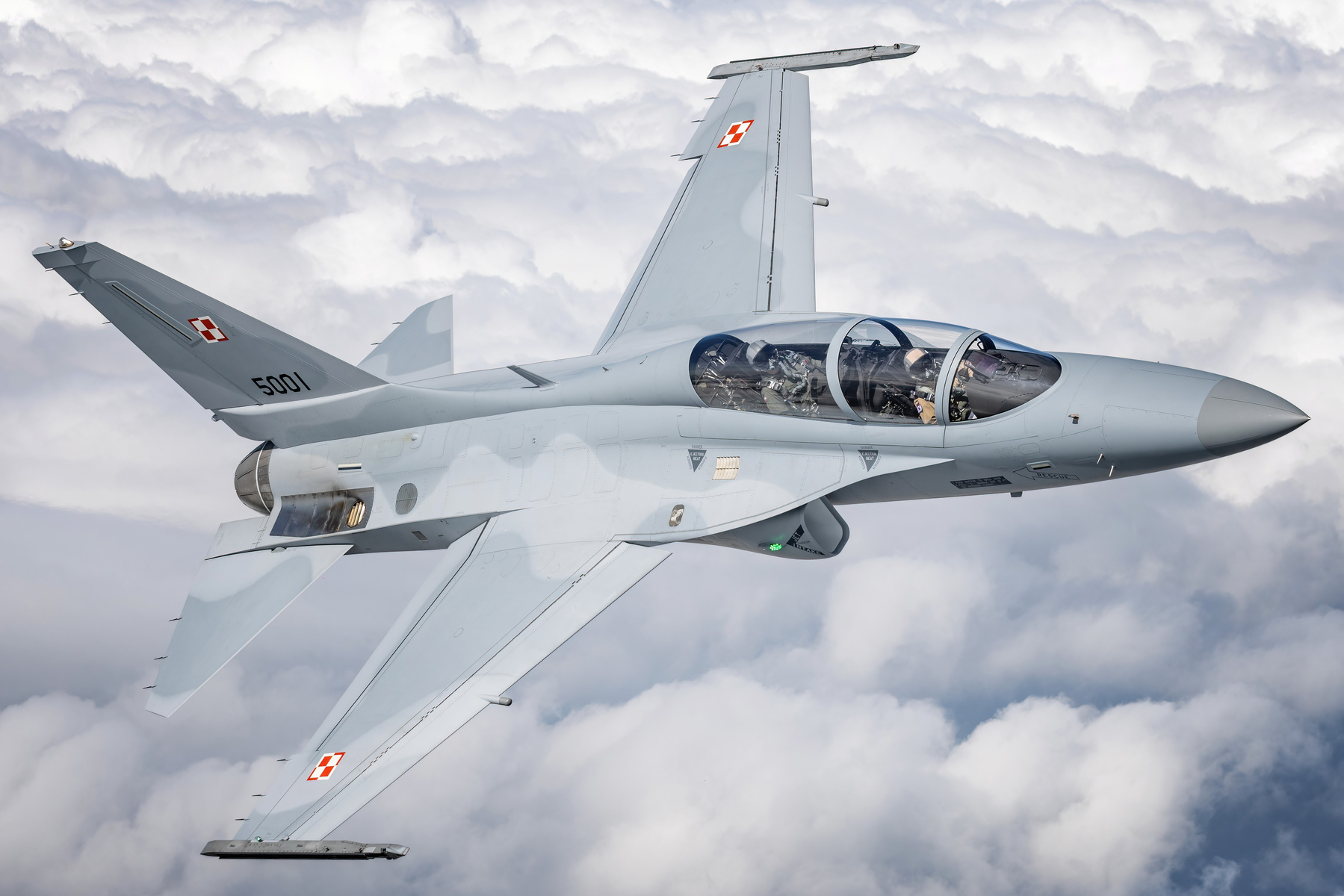 FA-50 light multirole fighter jet of Polish Air Force