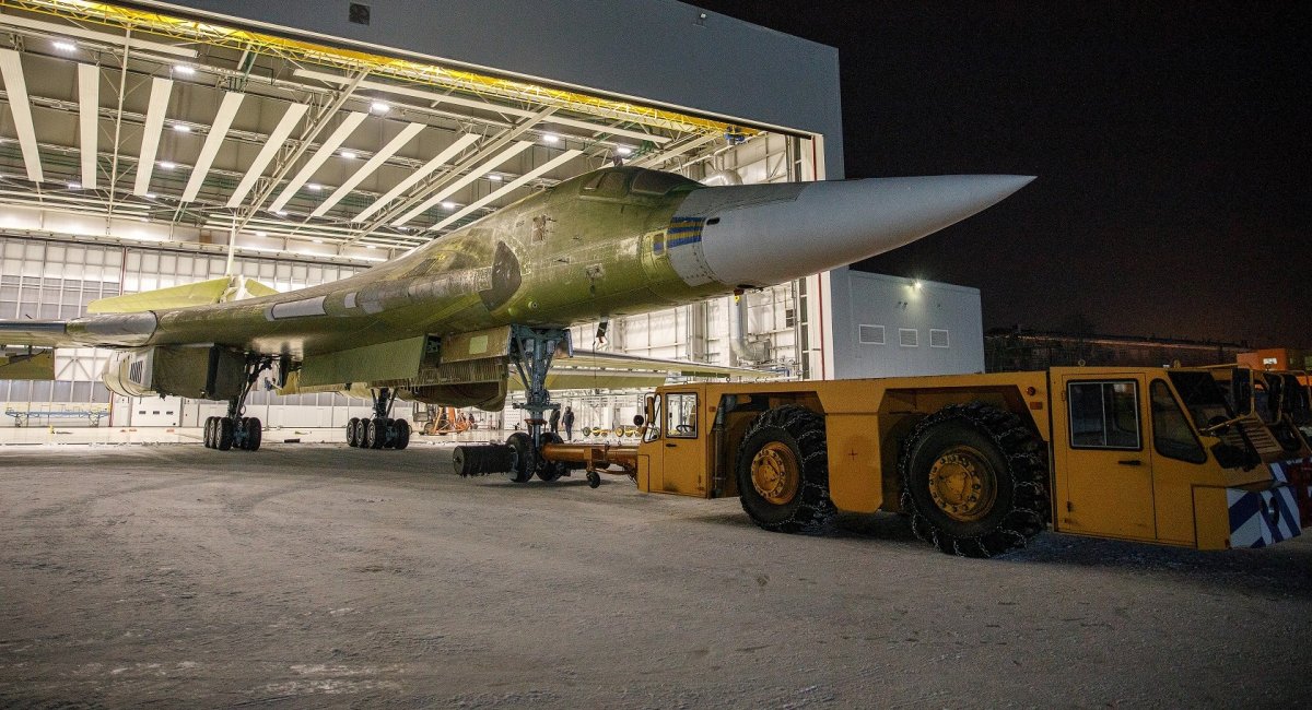russian Tu-160M is being rolled-out from the factory workshop, December 30, 2022