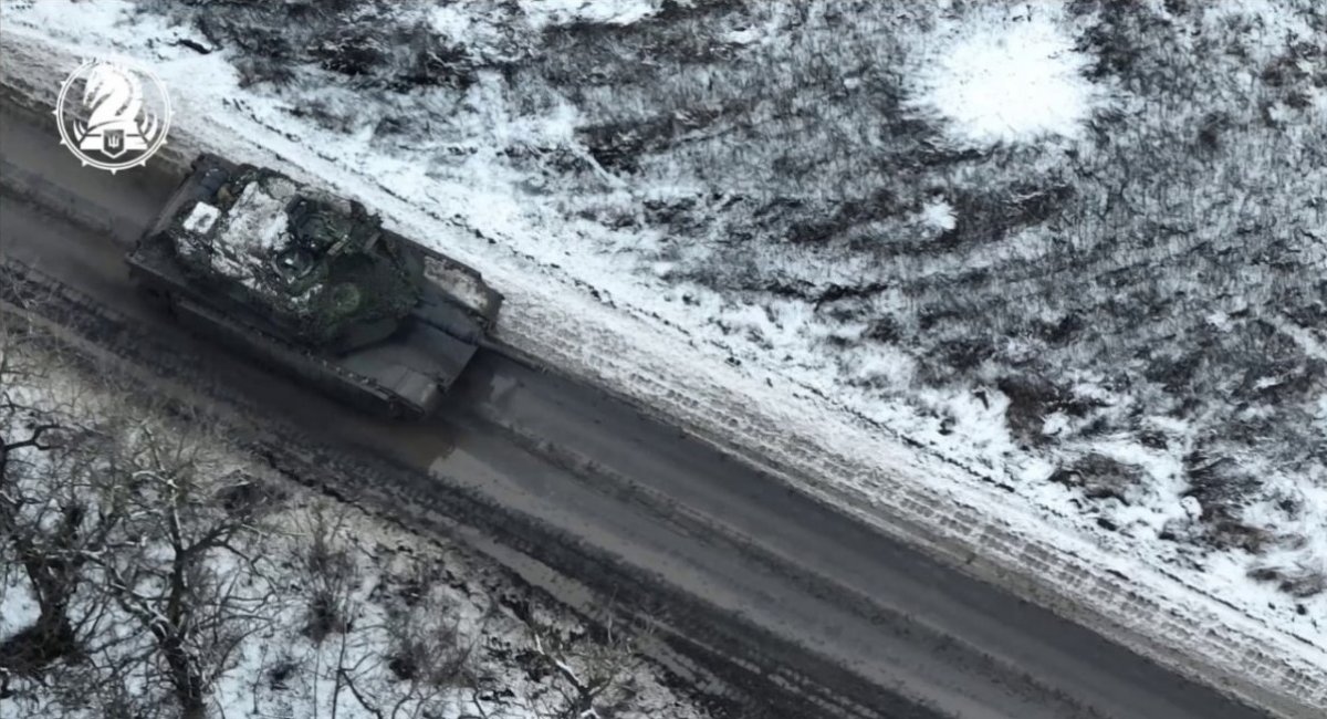 M1 Abrams of Ukrainian Armed Forces in battles against the russians in the Avdiivka operational direction, February 2024