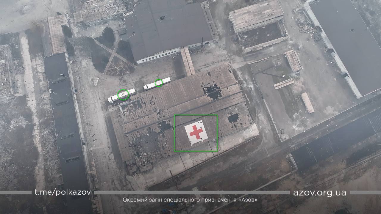 Defense Express / Russian occupiers shelled the building marked with a red cross symbol / Day 35th of Ukraine's Defense Against Russian Invasion (Live Updates)