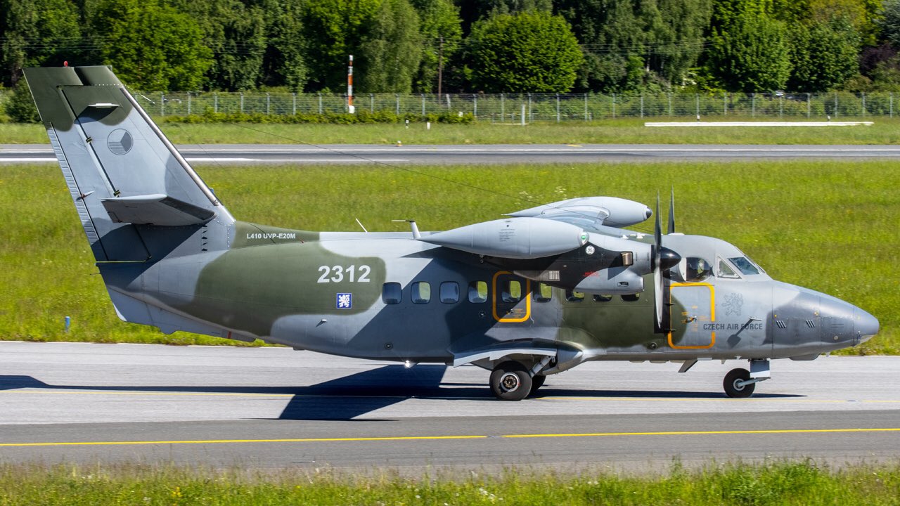 Defense Express / L-410 transport aircraft of the Czech Air Force