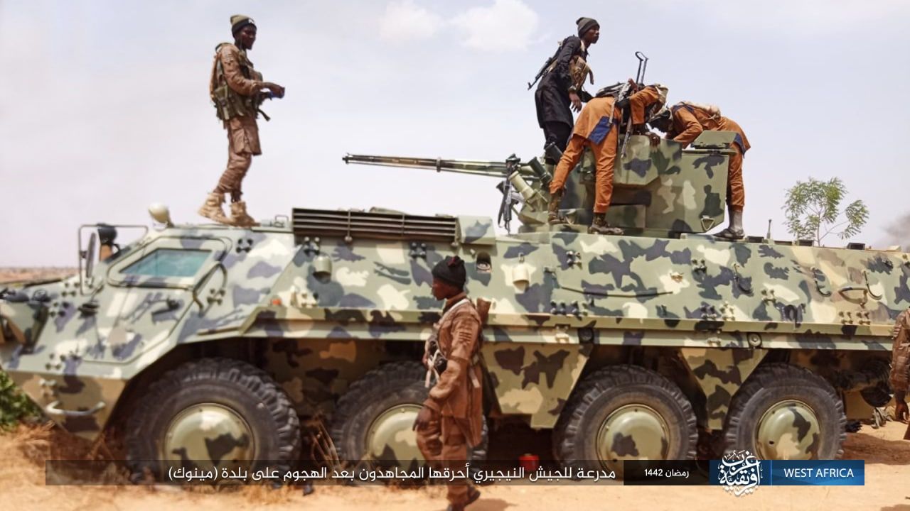 Captured Nigerian BTR-4EN seized by ISIS militants in 2021