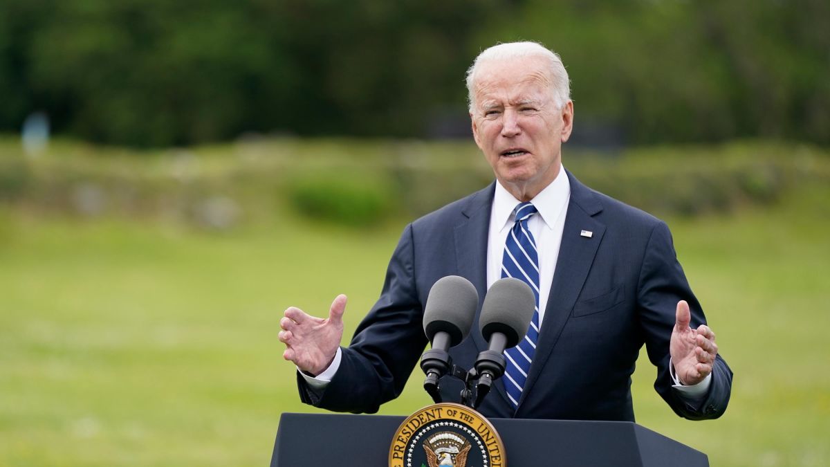 USA President Biden joins during G7 summit / photo CNN