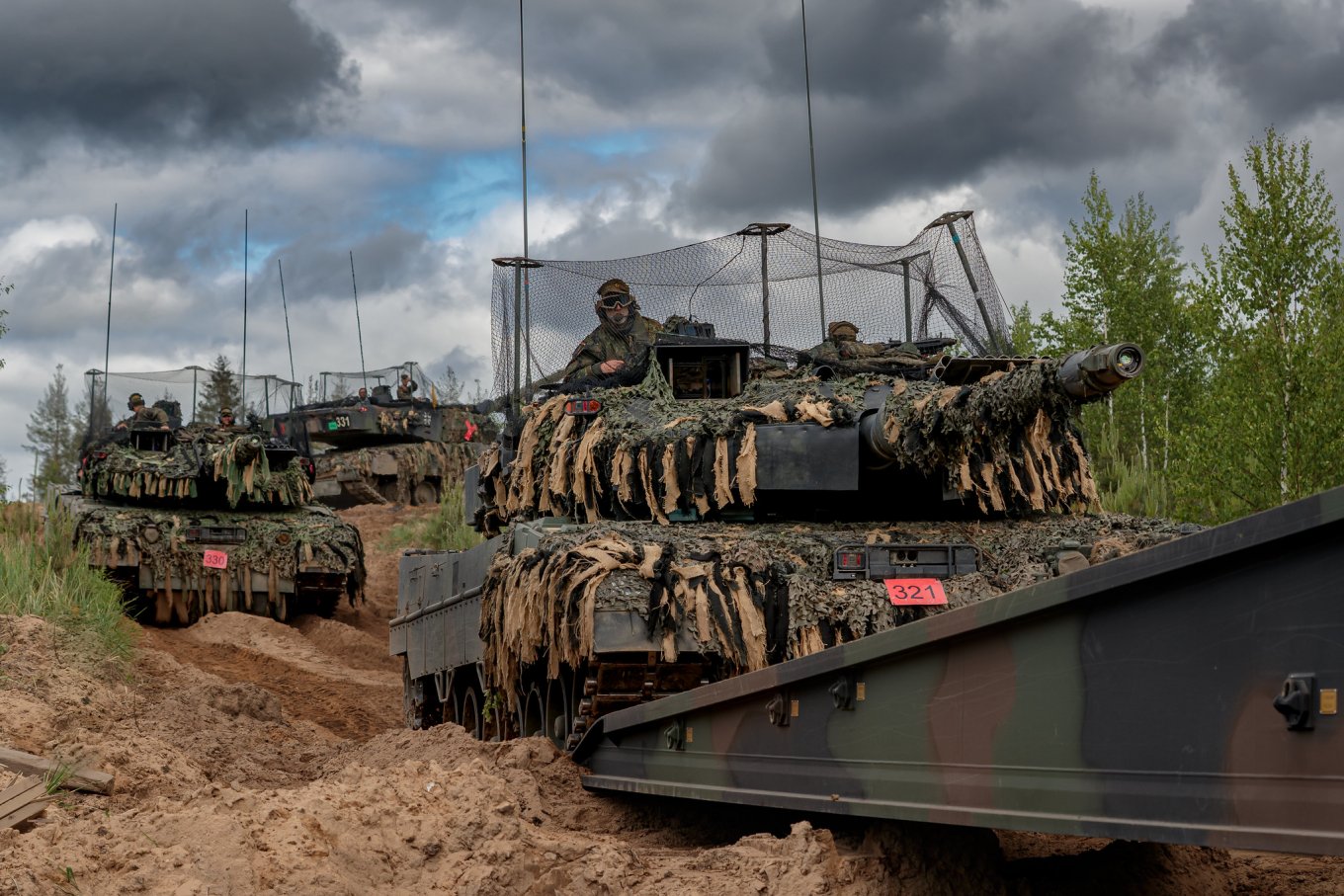 Leopard 2 fby Panzerbrigade 45 / Open source photo