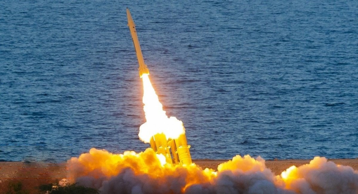 Launch of Fath-360 missile