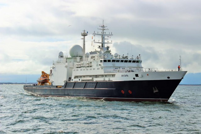 The Yantar ship Defense Express The Royal Navy Tracks russian Yantar Vessel as it Gathers Intelligence on Critical Infrastructure in British Waters