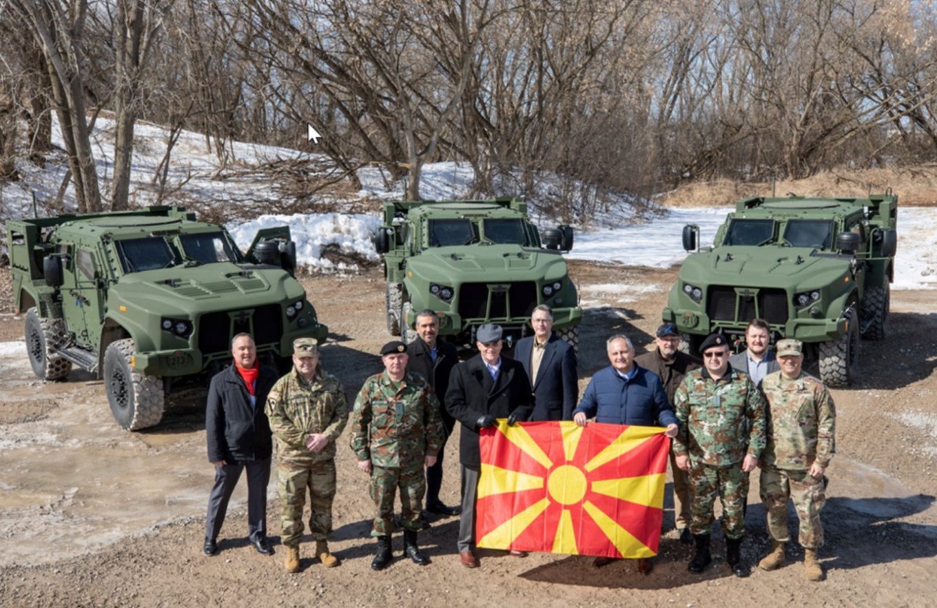 North Macedonian Army received its first JLTVs in 2022 / Defense Express / North Macedonia Gave All Tanks to Ukraine, Builds New Army Around Wheeled Armor and Drones