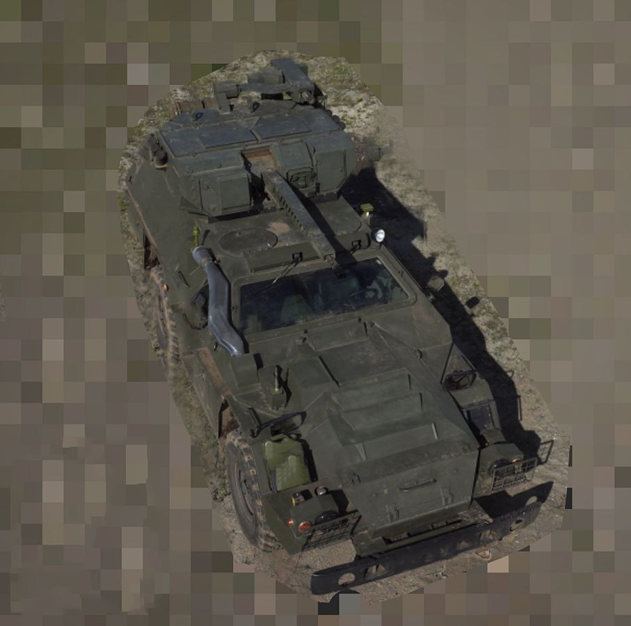 A russian BPM-97 Vystrel with BM-30-D Spitsa combat module, June 2023