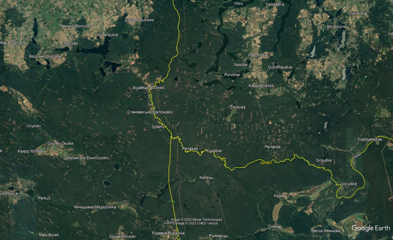 Wagner Forces in belarus Gather in Front of the Suwalki Gap, Over Four ...