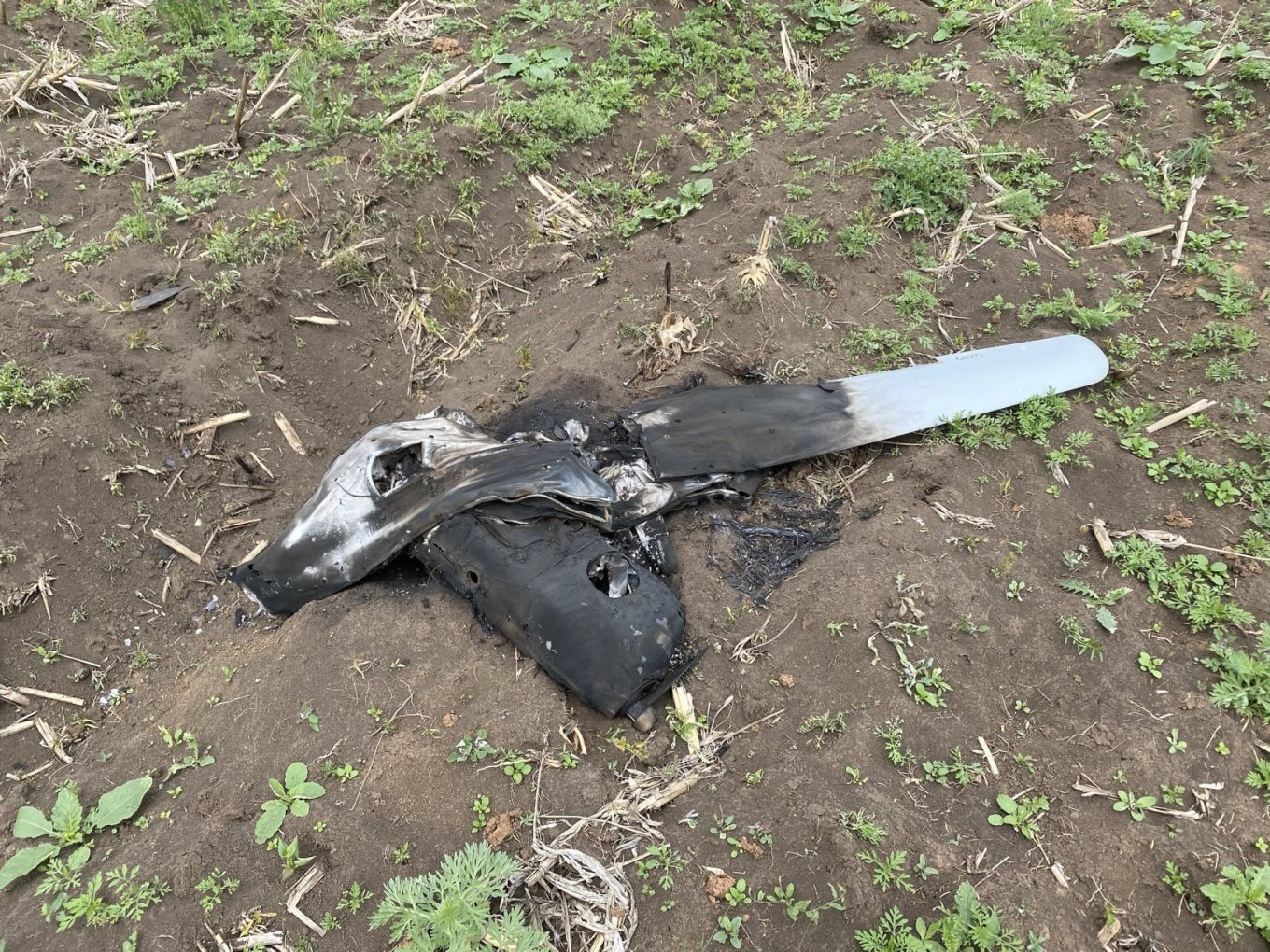 Air defense units shot down one Orlan-10 UAV. Not much left, Defense Express