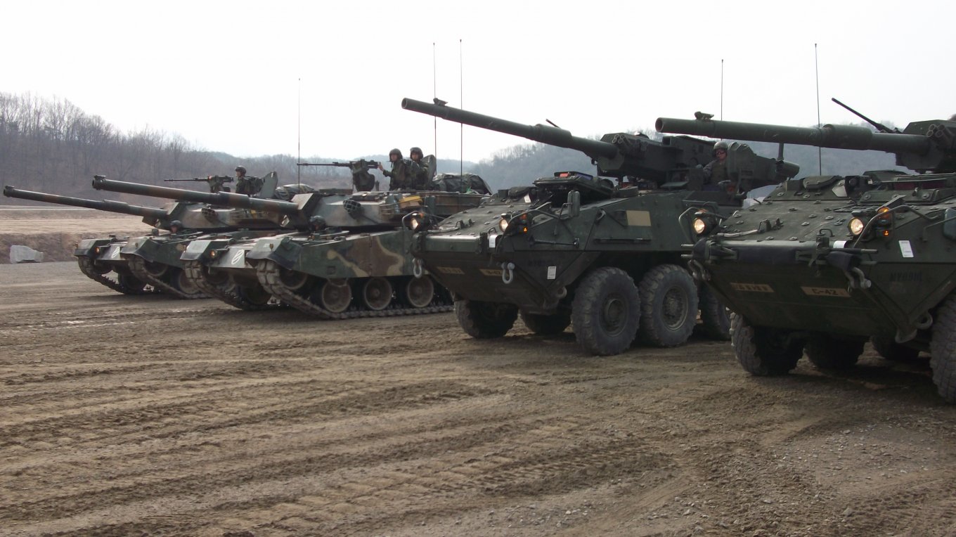 Stryker wheeled tanks, Abrams M1 tanks of the US Army in European camouflage, What Missiles Will Give Hell to russian Invaders and Will Abrams Be in New Package of U.S. Defense Aid for Ukraine, Defense Express
