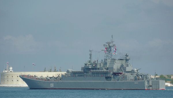 Azov and Yamal Landing Ships of russian Black Sea Fleet Damaged During Ukrainian Massive Attack on Temporarily Occupied Crimea, Defense Express