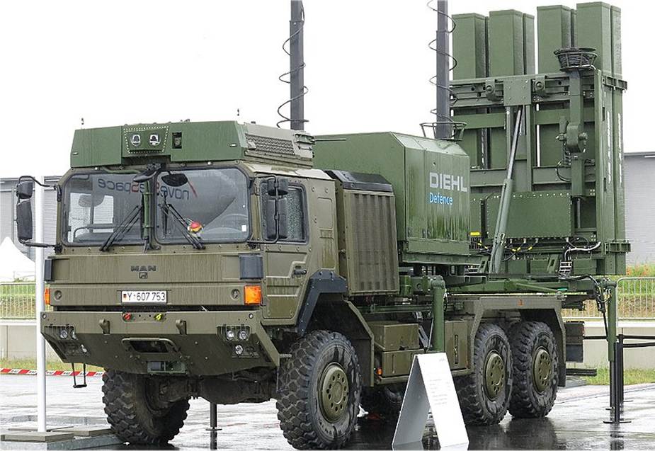 Diehl IRIS-T SLM air defense systems