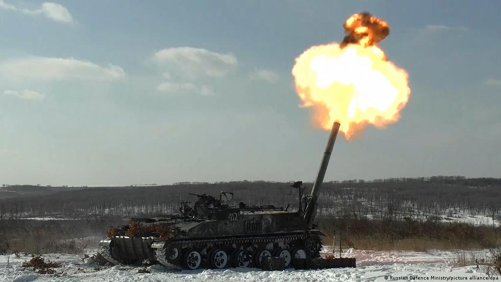 The 2S4 Tyulpan self-propelled heavy mortar  in deployed position, Defense Express