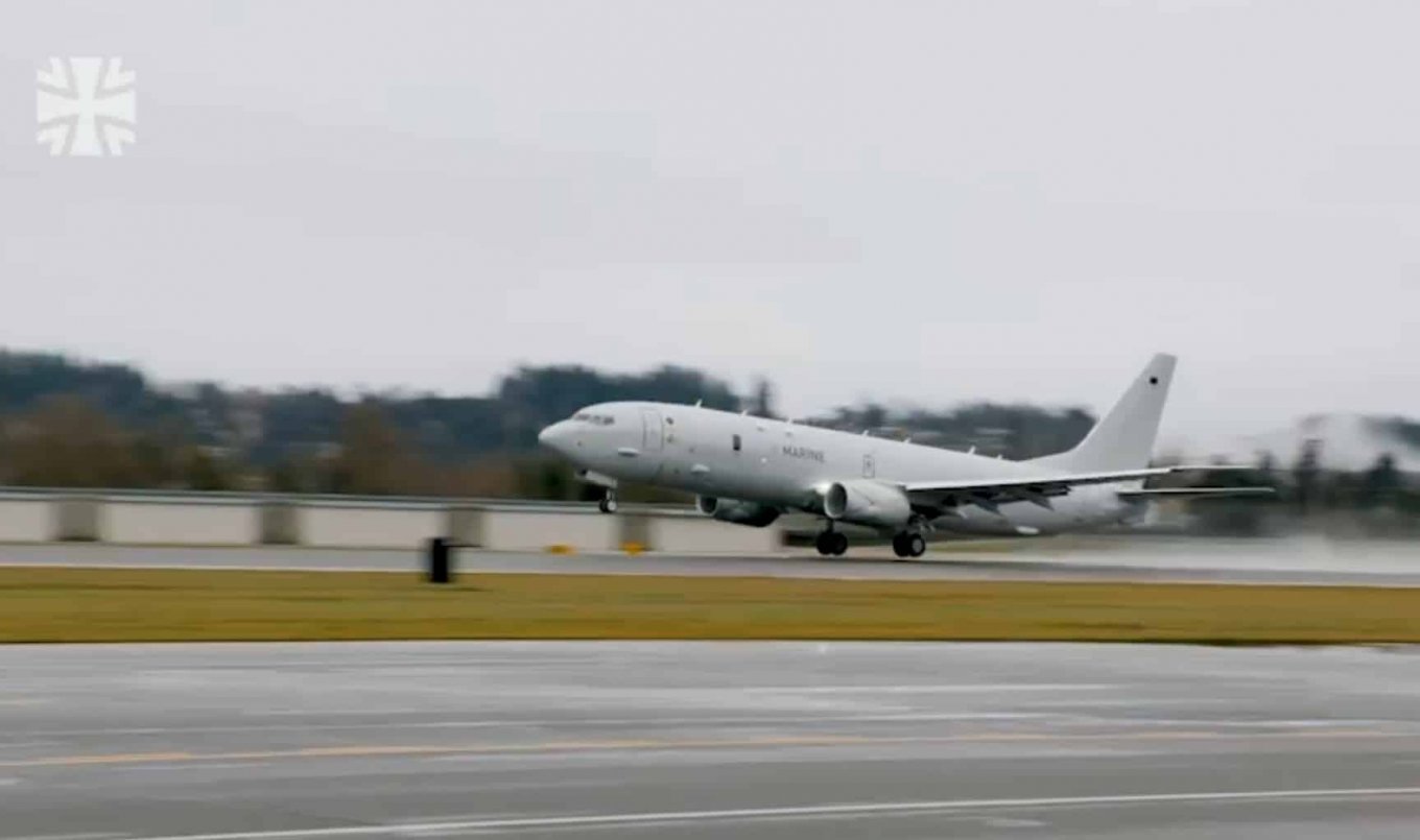 First flight of German P-8A Poseidon
