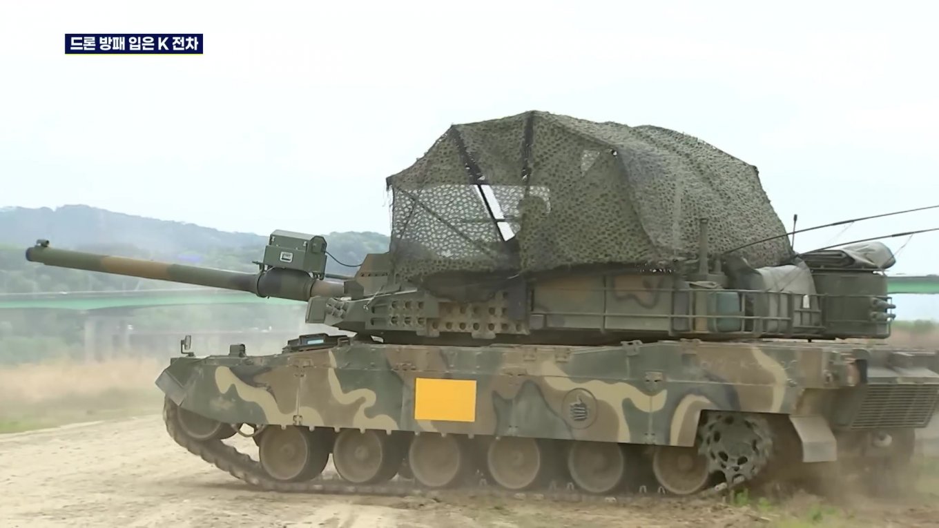 South Korea Copies Ukraine's Anti-Drone Tank Protection After 