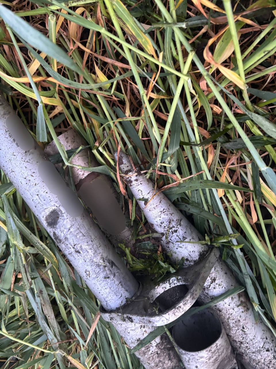 Debris from the launcher and rockets fitted to the FP-1/2  / Open source photo
